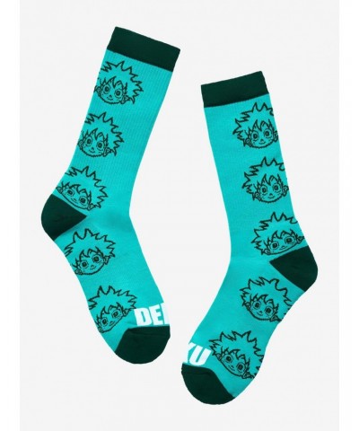 My Hero Academia Chibi Deku Crew Socks $2.35 Socks