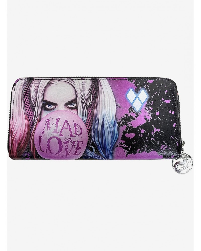 DC Comics Harley Quinn Mad Love Ladies Clutch Bag $14.66 Bags