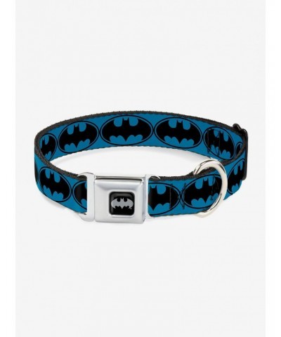 DC Comics Justice League Bat Signal 3 Seatbelt Buckle Pet Collar $7.72 Pet Collars