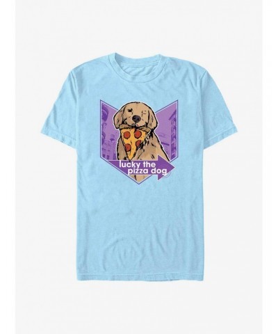 Marvel Hawkeye Pizza Dog Lucky T-Shirt $5.74 T-Shirts