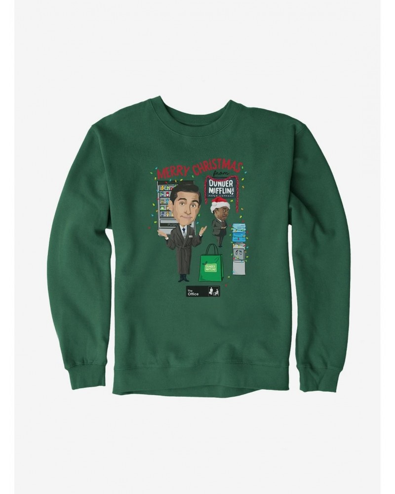 The Office Dunder Mifflin Christmas Sweatshirt $14.76 Sweatshirts