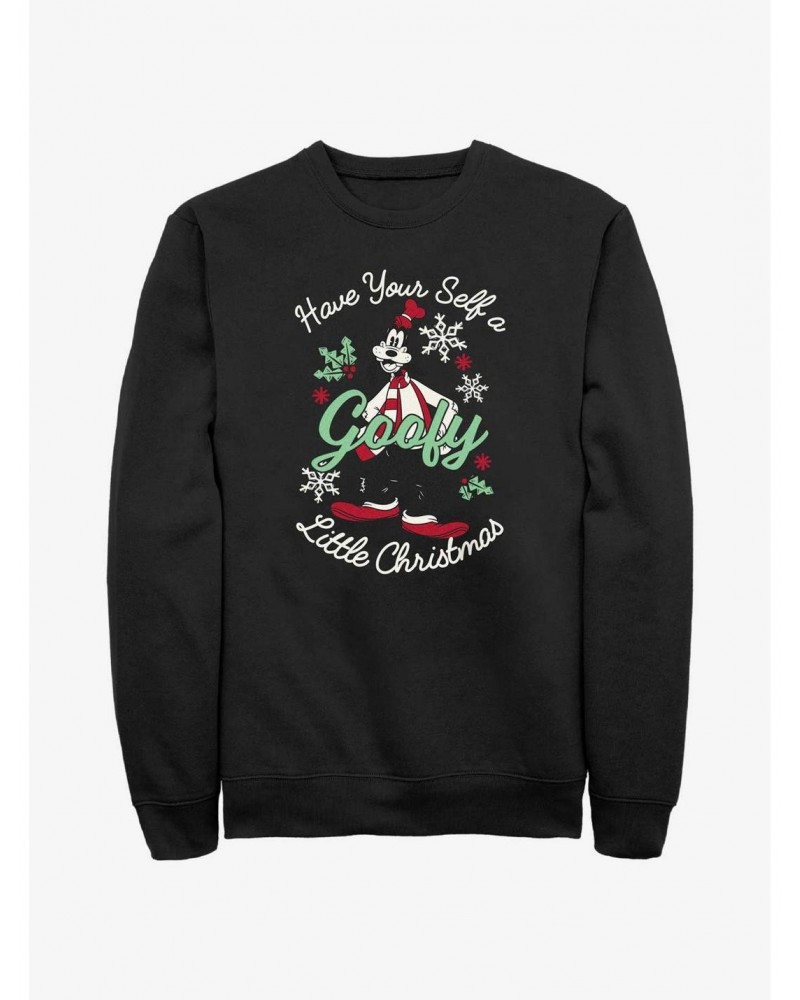 Disney Goofy Little Christmas Black Sweatshirt $10.04 Sweatshirts