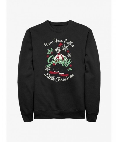 Disney Goofy Little Christmas Black Sweatshirt $10.04 Sweatshirts