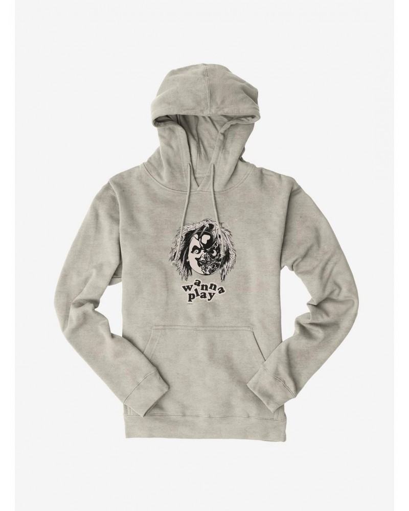 Chucky Broken Face Hoodie $17.51 Hoodies