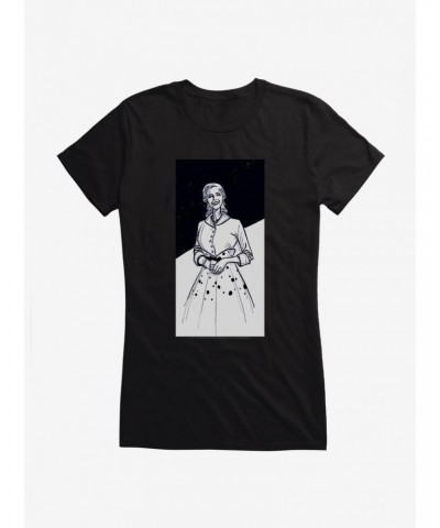 The Umbrella Academy Monochrome Grace Girls T-Shirt $9.76 T-Shirts