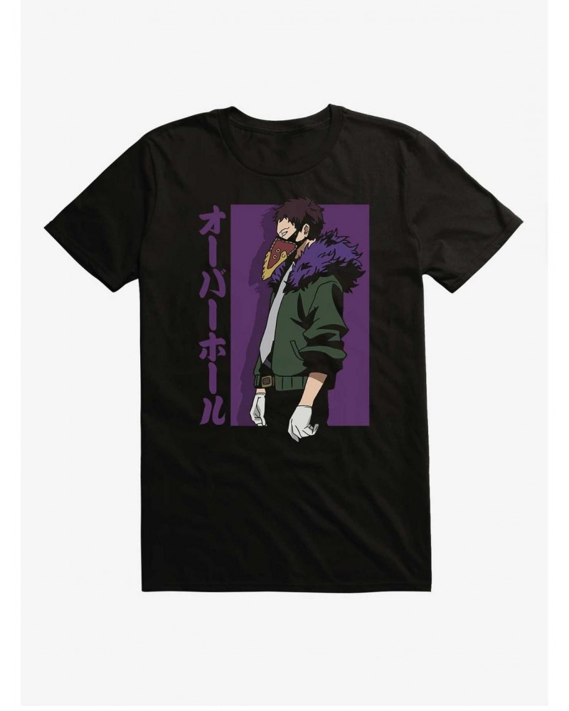 My Hero Academia Overhaul Kanji Black T-Shirt $8.60 T-Shirts