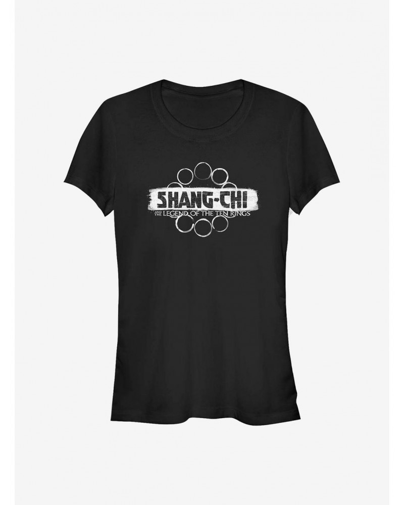 Marvel Shang-Chi And The Legend Of The Ten Rings Logo Girls T-Shirt $12.20 T-Shirts