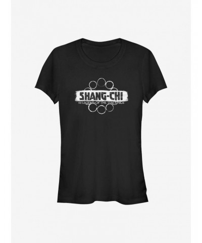 Marvel Shang-Chi And The Legend Of The Ten Rings Logo Girls T-Shirt $12.20 T-Shirts