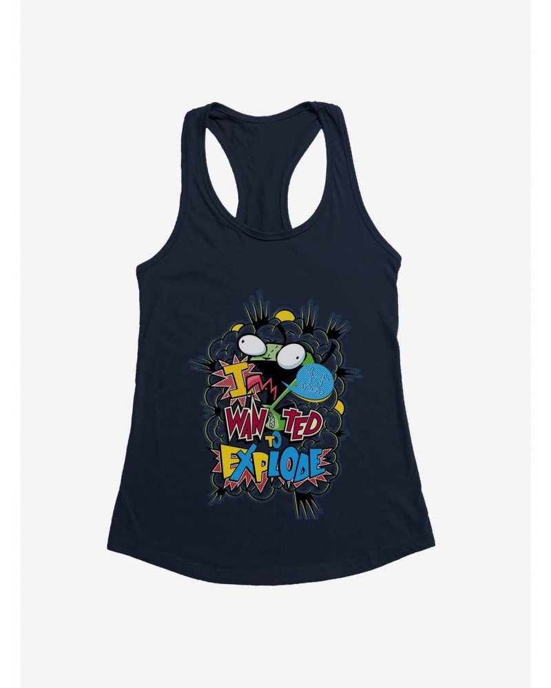 Invader Zim I Want To Explode Girls Tank $6.57 Tanks