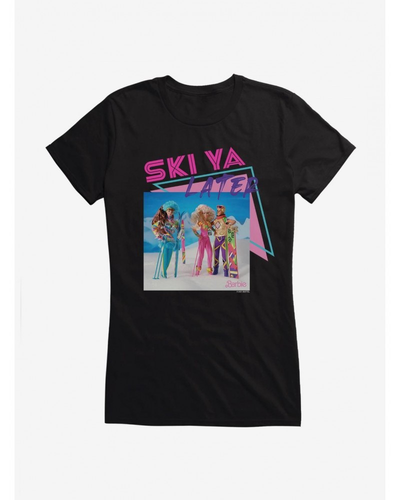 Barbie Holiday Ski Ya Later Girls T-Shirt $9.16 T-Shirts