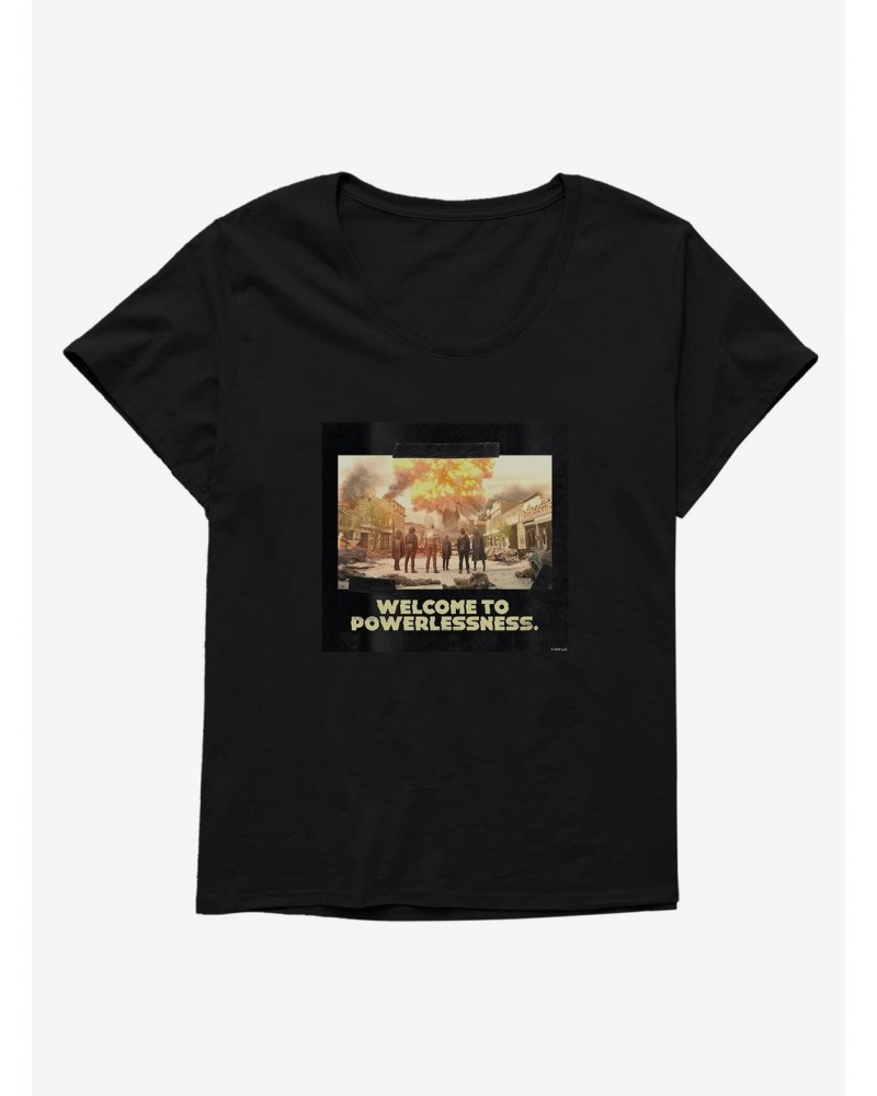 The Umbrella Academy Powerlessness Girls T-Shirt Plus Size $10.29 T-Shirts