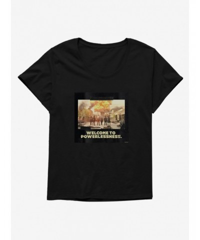 The Umbrella Academy Powerlessness Girls T-Shirt Plus Size $10.29 T-Shirts