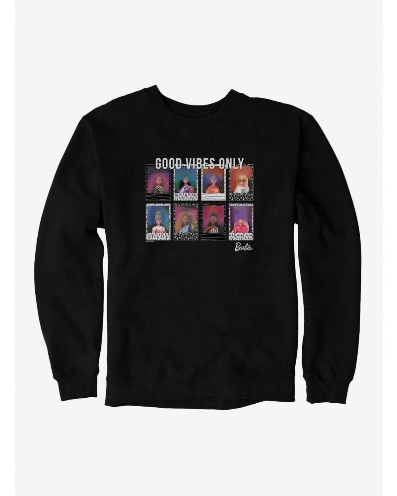 Barbie Haloween Good Vibes Only Sweatshirt $10.33 Sweatshirts