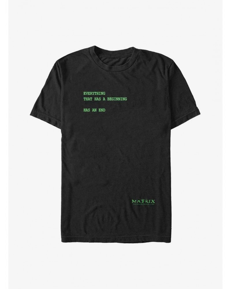 The Matrix Wake Up T-Shirt $5.12 T-Shirts