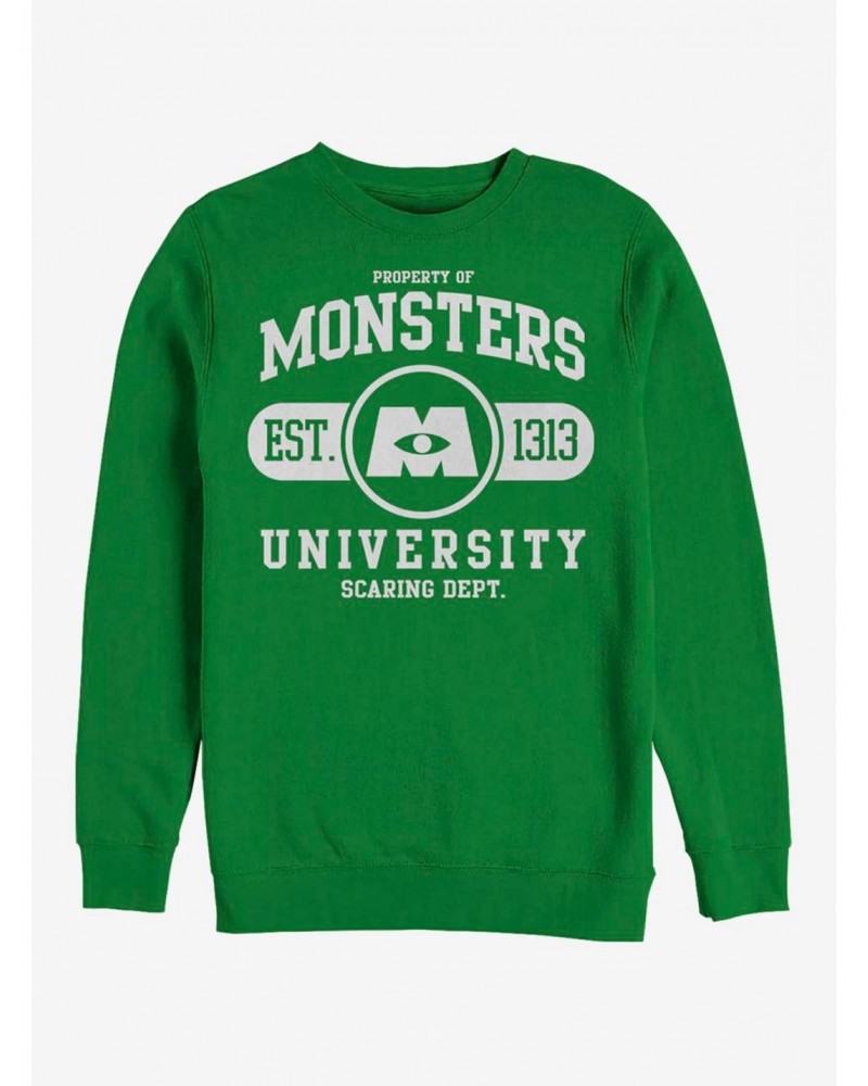 Disney Pixar Monsters University Uni Crew Sweatshirt $14.46 Sweatshirts