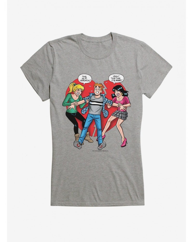 Archie Comics Love Triangle Girls T-Shirt $6.97 T-Shirts