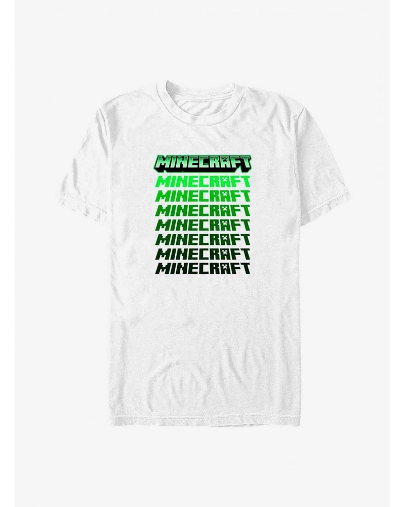 Minecraft Logo Stacked T-Shirt $6.88 T-Shirts