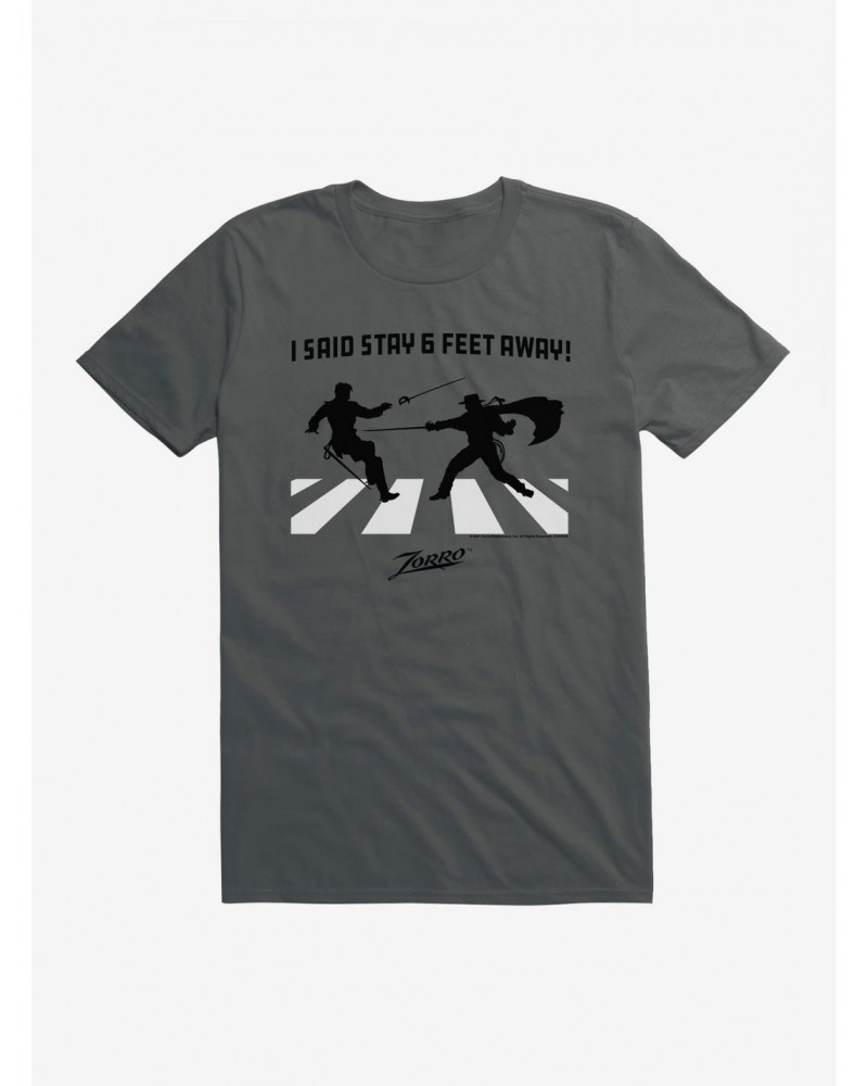 Zorro Six Feet Away T-Shirt $5.74 T-Shirts