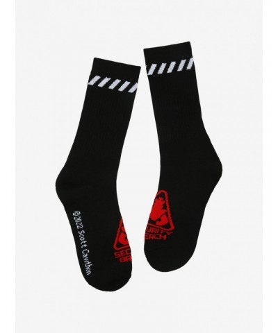 Five Nights At Freddy's: Security Breach Glamrock Freddy Crew Socks $2.92 Socks