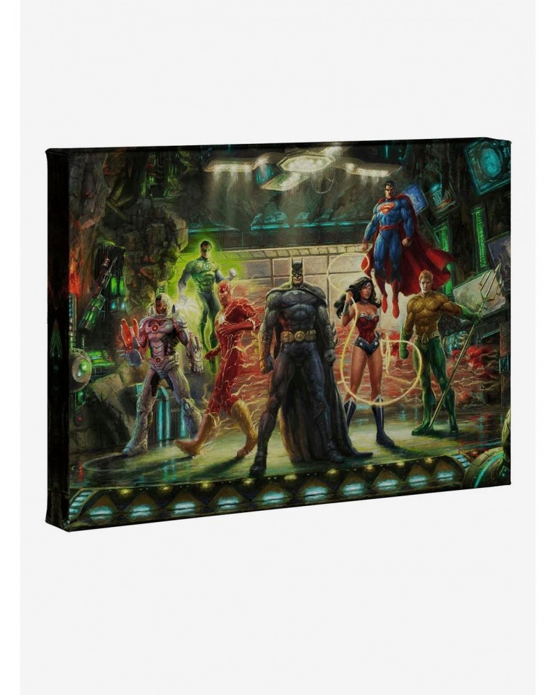 DC Comics The Justice League 10" x 14" Gallery Wrapped Canvas $39.09 Merchandises