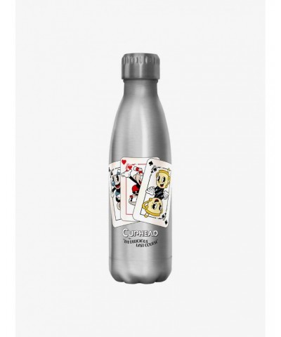 Cuphead: The Delicious Last Course Playing Cards Cuphead, Mugman, and Ms. Chalice Water Bottle $8.96 Water Bottles