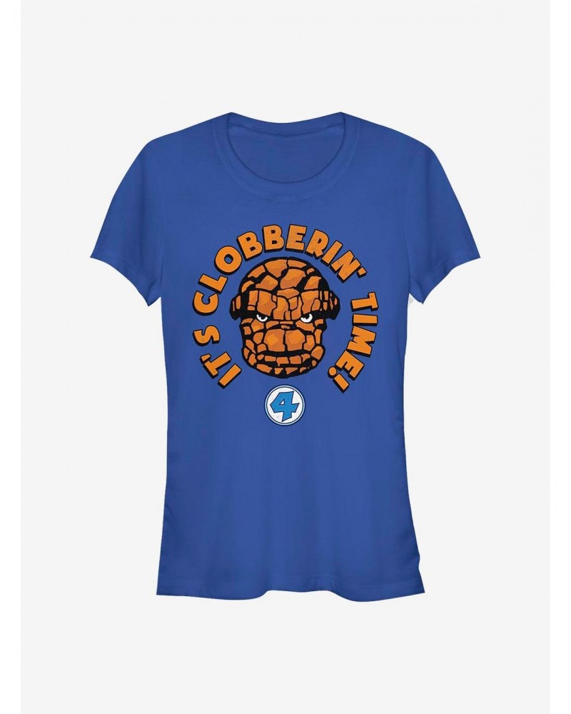 Marvel Fantastic Four Thing Smash Girls T-Shirt $6.37 T-Shirts