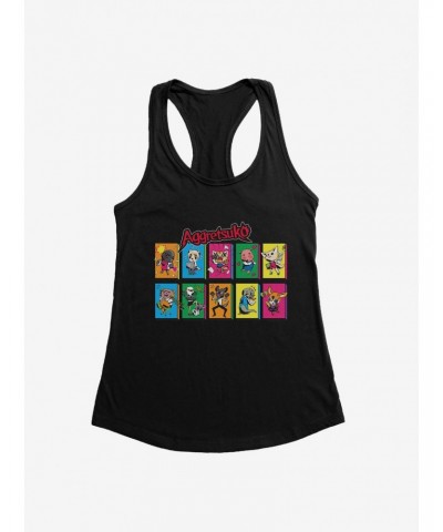 Aggretsuko Character Panels Girls Tank $8.37 Tanks