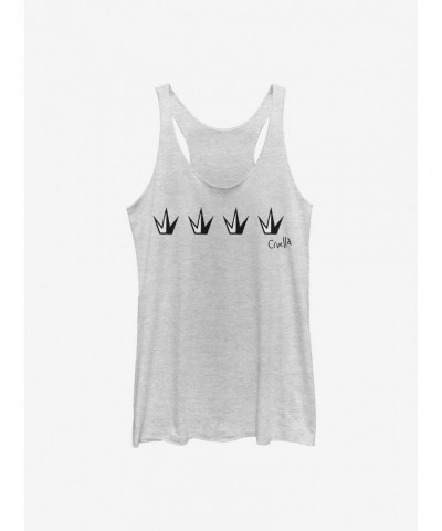 Disney Cruella Crowns Girls Tank $12.17 Tanks