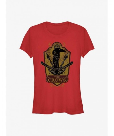 Shadow and Bone The Crows Shield Girls T-Shirt $7.97 T-Shirts