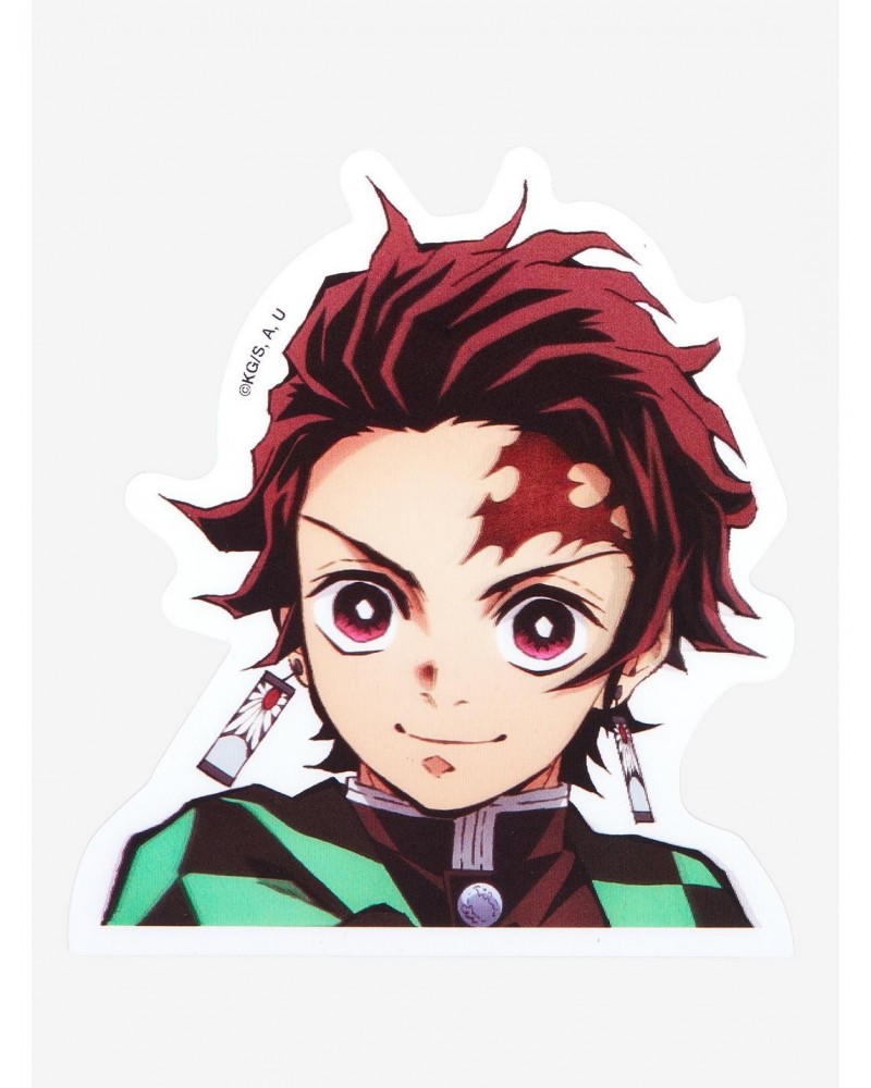 Demon Slayer: Kimetsu No Yaiba Tanjiro Lenticular Car Decal $3.56 Decals