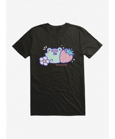 Rainylune Friend The Frog Strawberry T-Shirt $6.88 T-Shirts