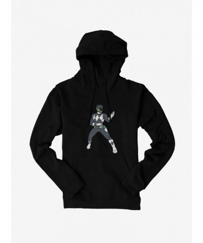 Mighty Morphin Power Rangers Black Ranger Chop Move Hoodie $13.65 Hoodies