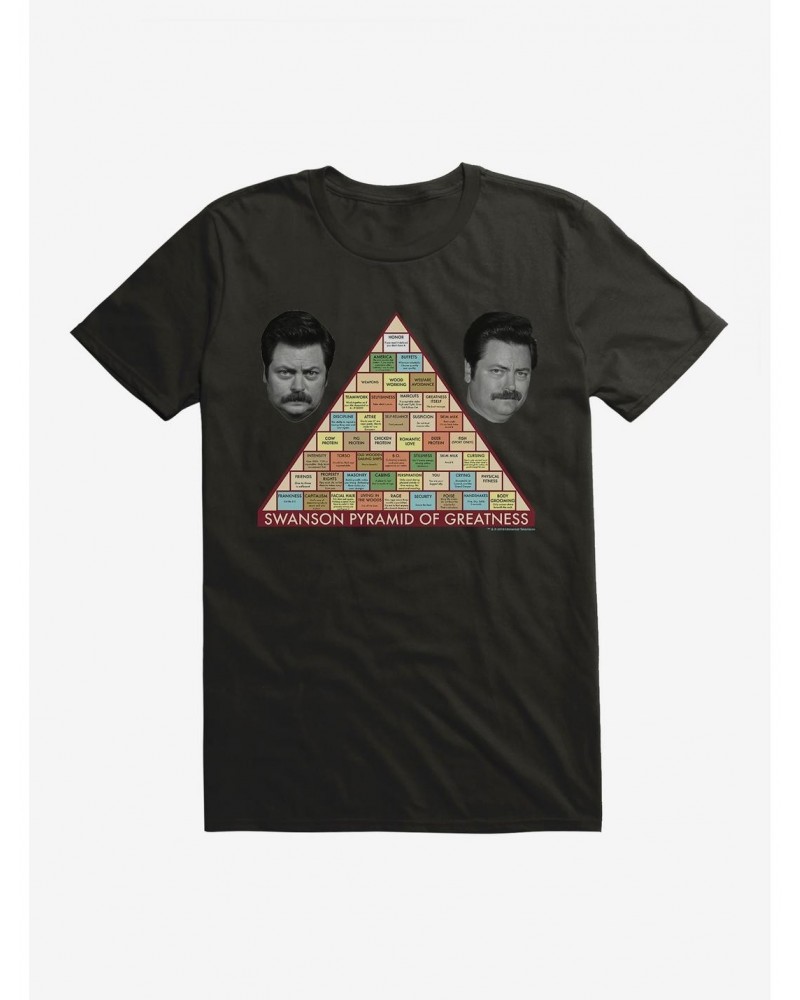 Parks And Recreation Swanson Pyramid Of Greatness T-Shirt $5.19 T-Shirts