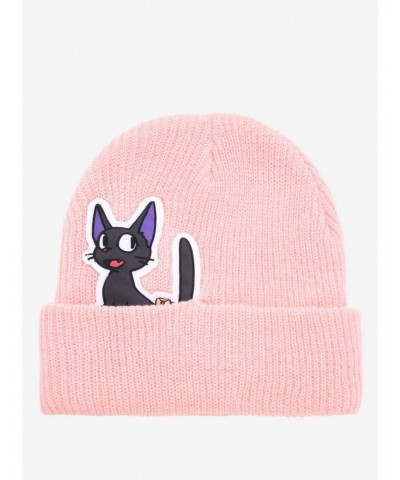 Studio Ghibli Kiki's Delivery Service Jiji Peeking Beanie $3.34 Beanies