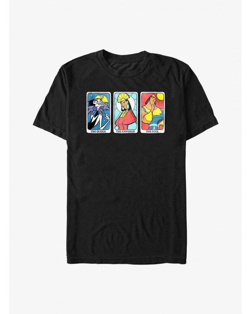 Disney The Emperor's New Groove Yzma, Kuzco, & Kronk Tarot Cards T-Shirt $5.28 T-Shirts