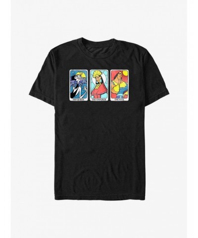 Disney The Emperor's New Groove Yzma, Kuzco, & Kronk Tarot Cards T-Shirt $5.28 T-Shirts