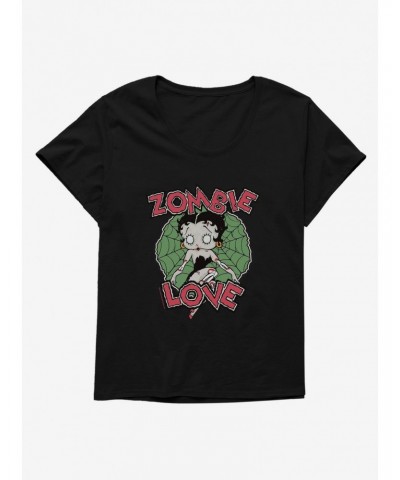 Betty Boop Zombie Love Girls T-Shirt Plus Size $11.24 T-Shirts