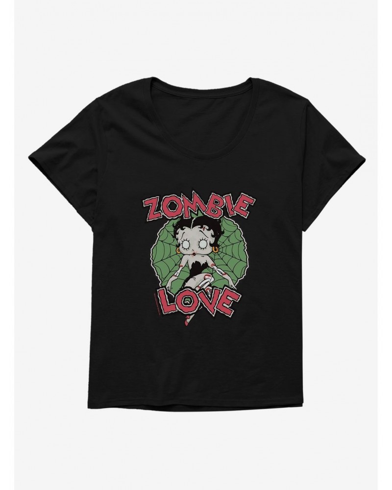 Betty Boop Zombie Love Girls T-Shirt Plus Size $11.24 T-Shirts