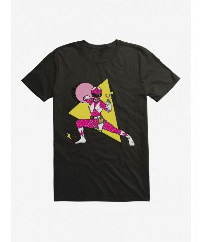 Mighty Morphin Power Rangers Pink Ranger Karate Move T-Shirt $7.84 T-Shirts