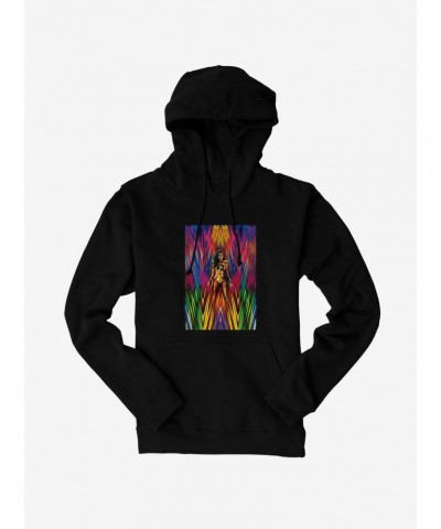 DC Comics Wonder Woman 1984 Multicolor Poster Hoodie $10.78 Hoodies