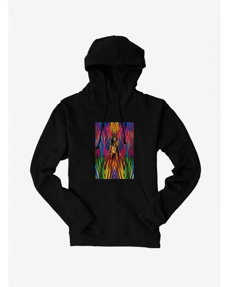 DC Comics Wonder Woman 1984 Multicolor Poster Hoodie $10.78 Hoodies