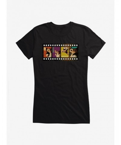 Gremlins Gizmo Film Strip In Color Girls T-Shirt $9.76 T-Shirts