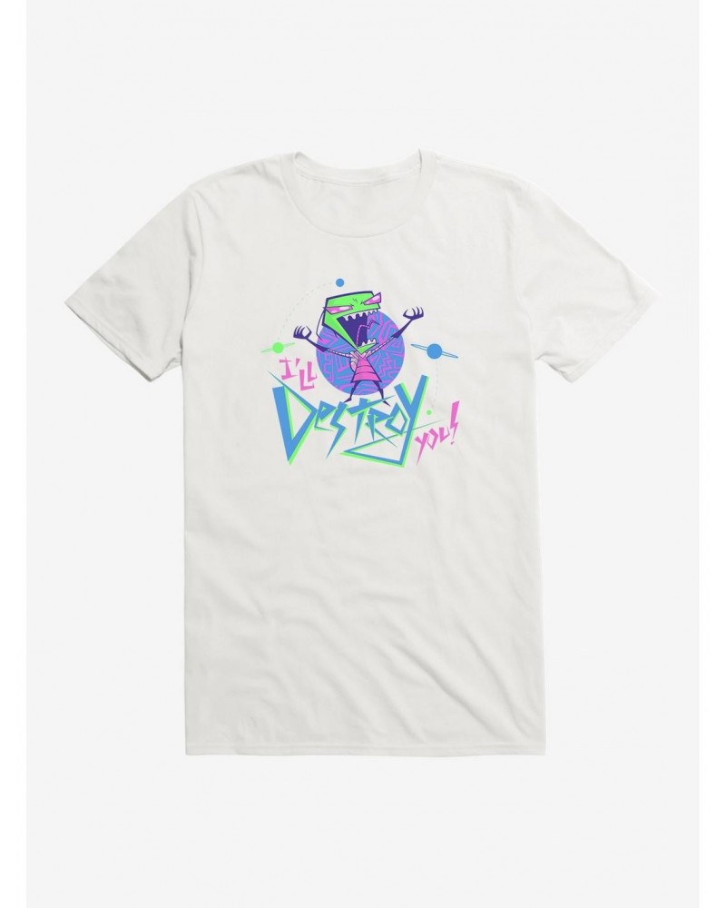 Invader Zim I'll Destroy You T-Shirt $6.31 T-Shirts