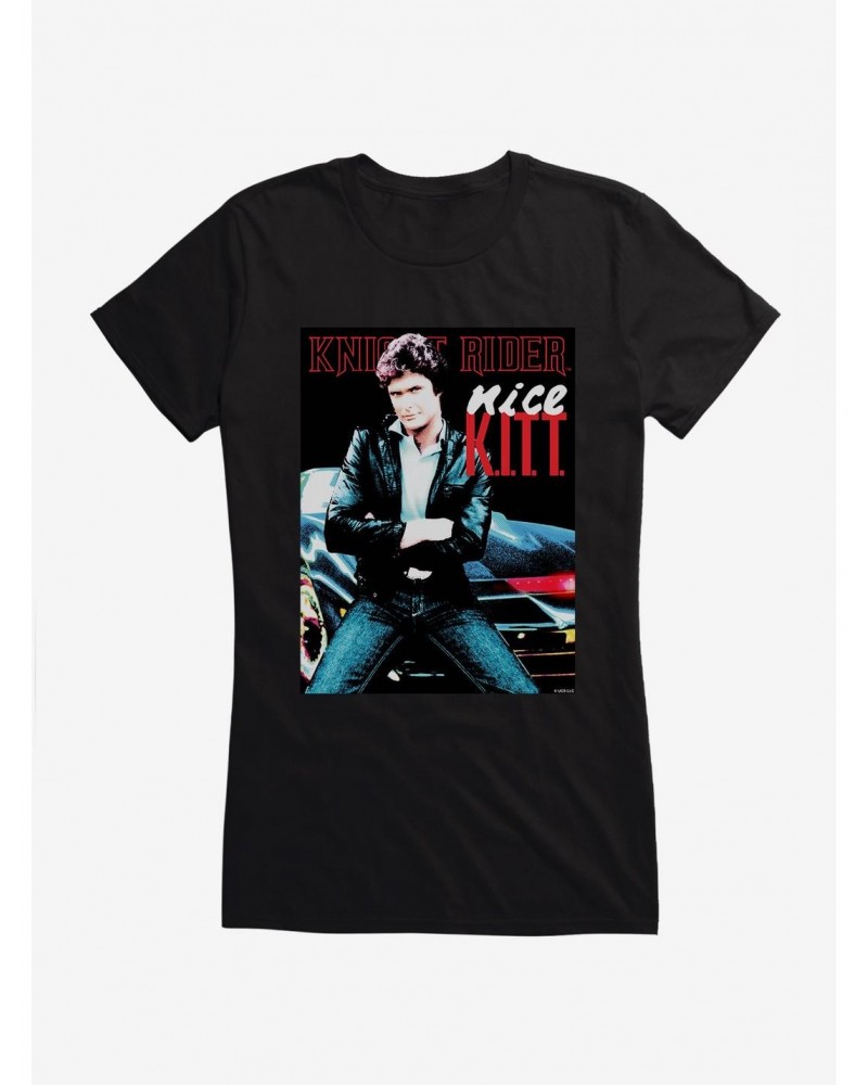 Knight Rider Nice K.I.T.T. Girls T-Shirt $8.57 T-Shirts