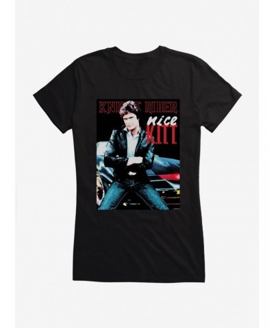 Knight Rider Nice K.I.T.T. Girls T-Shirt $8.57 T-Shirts