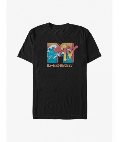 MTV Wave Logo in Japanese T-Shirt $7.46 T-Shirts