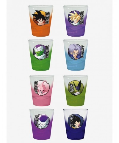 Dragon Ball Z Heroes and Villains Shot Glass Set $14.35 Glass Set