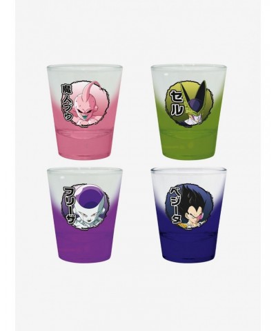 Dragon Ball Z Heroes and Villains Shot Glass Set $14.35 Glass Set