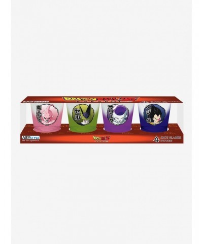 Dragon Ball Z Heroes and Villains Shot Glass Set $14.35 Glass Set