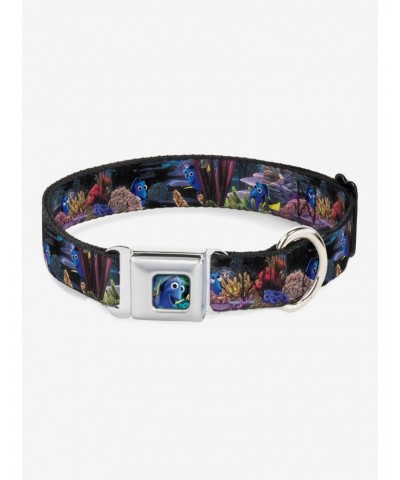 Disney Pixar Finding Dory Hiding Under The Sea Seatbelt Buckle Dog Collar $9.21 Pet Collars